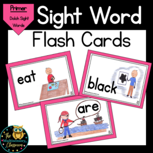 Dolch Sight Words: Primer Flash Cards