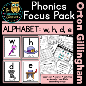Alphabet Resources (TMC Phonics Focus Pack- 1.2)