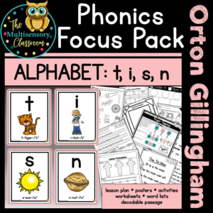 Alphabet Resources (TMC Phonics Focus Pack- 1.1)