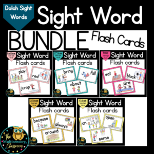 Dolch Sight Words: Bundle Flash Cards