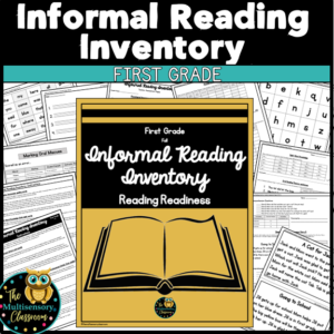 First Grade Informal Reading Inventory