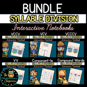 Syllable Division Interactive Notebooks