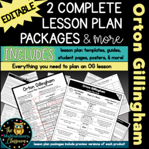 Orton Gillingham Lesson Plan: Complete Guide